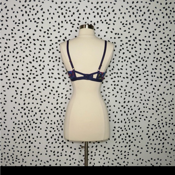 Savage X Fenty Neon Scribble Underwire Bra - Picture 6 of 7